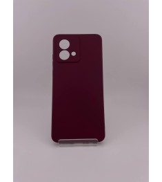 Силікон Original Motorola Moto G84 (ShutCam) (Бордовий)