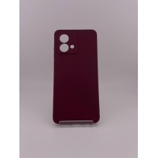 Силикон Original Motorola Moto G84 (ShutCam) (Бордовый)
