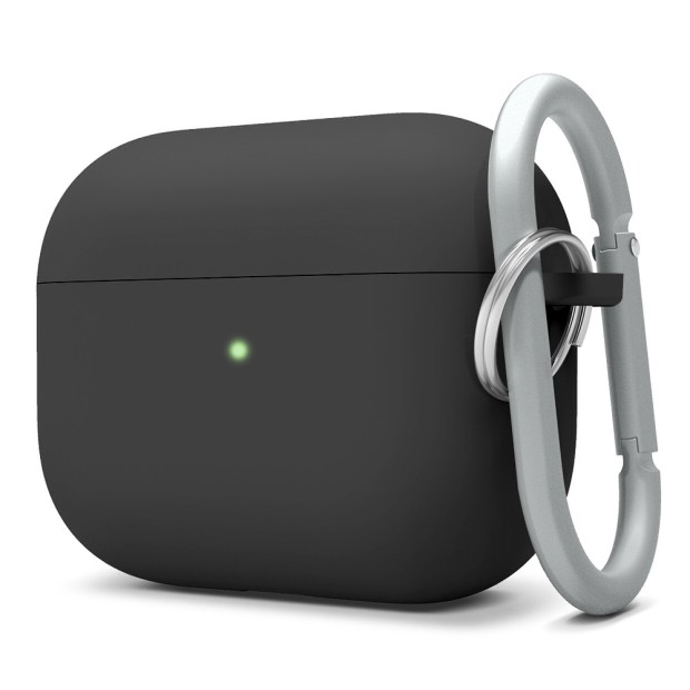 Чехол для наушников Full Silicone Case with Microfiber Apple AirPods Pro (07) Black