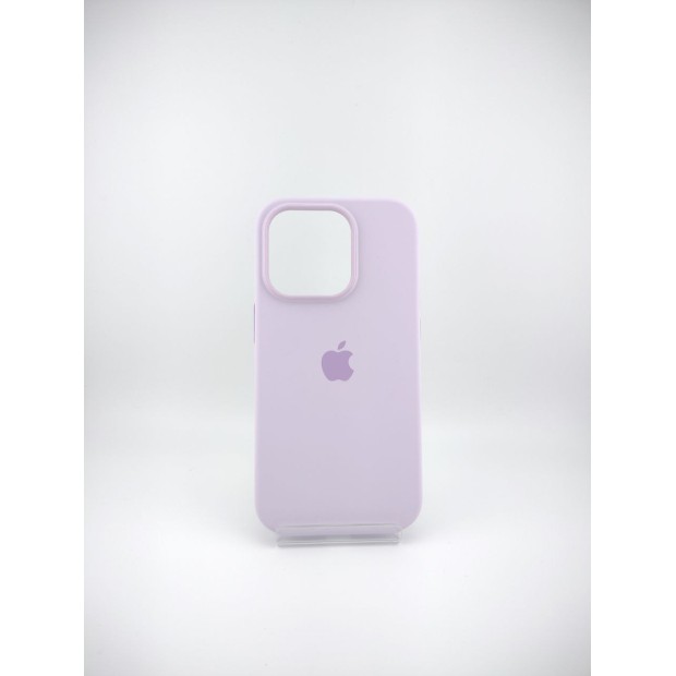 Силіконовий чохол з MagSafe для Apple iPhone 14 Pro (Ліловий)