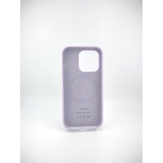 Силіконовий чохол з MagSafe для Apple iPhone 14 Pro (Ліловий)