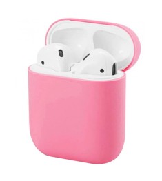 Чехол для наушников Full Silicone Case Apple AirPods 1 / 2 (36) Candy Pink