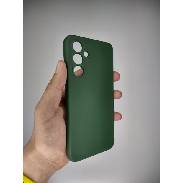 Силіконовий Original 360 Чохол Samsung A54 (ShutCam) (Темно-зелений)