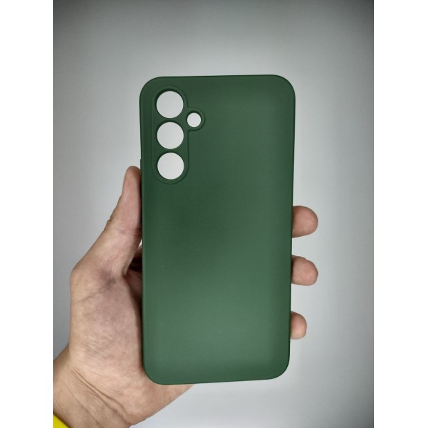 Силіконовий Original 360 Чохол Samsung A54 (ShutCam) (Темно-зелений)