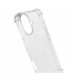 Силикон 6D Apple iPhone 17 (ShutCam) (Прозрачный)