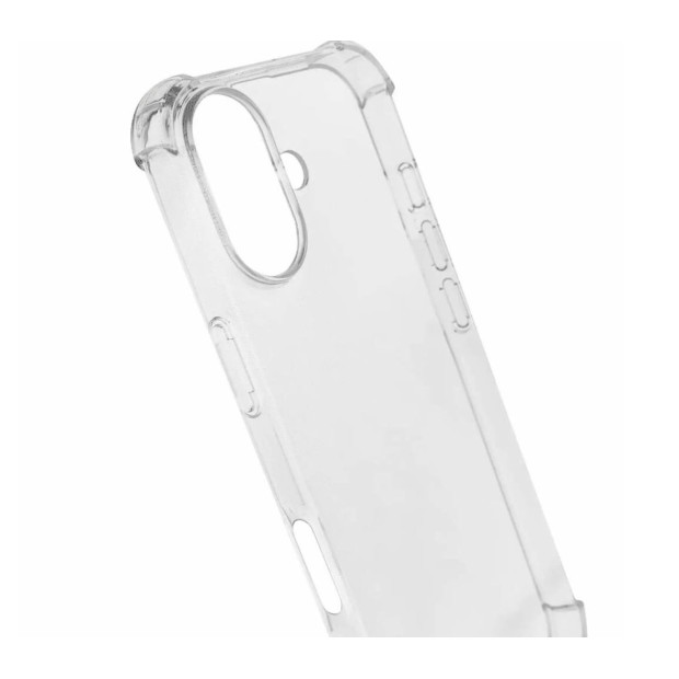 Силикон 6D Apple iPhone 17 (ShutCam) (Прозрачный)