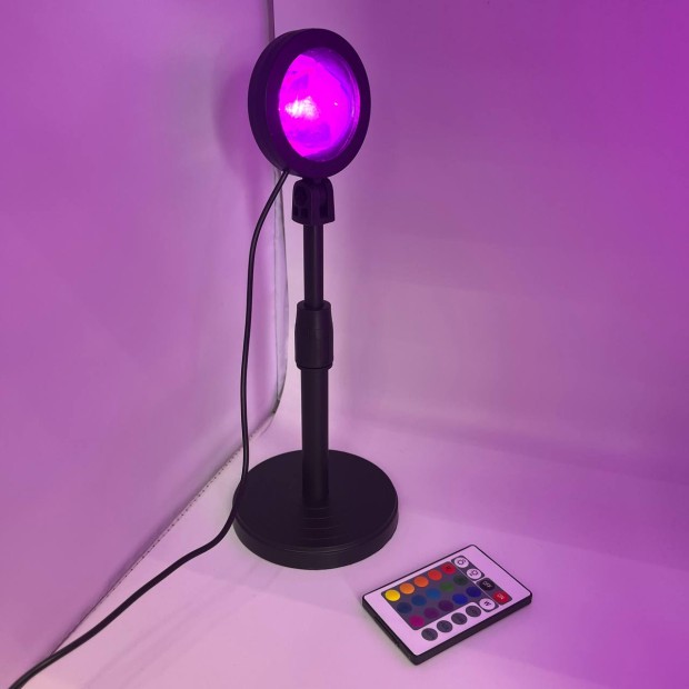 Настільна лампа-нічник Sunset RGB (16 кольорів)