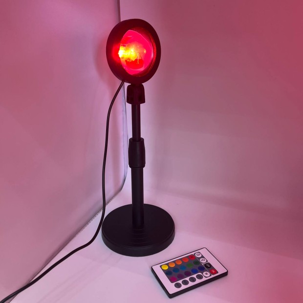 Настільна лампа-нічник Sunset RGB (16 кольорів)