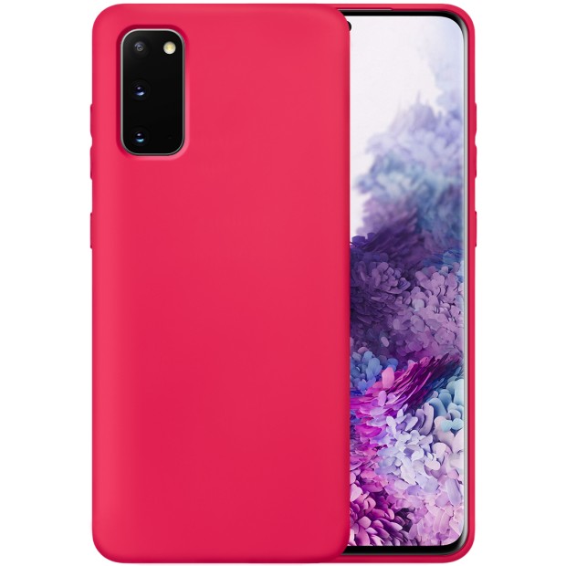 Силикон Original 360 Case Samsung Galaxy S20 (Малиновый) Силикон Original 360 Case Samsung Galaxy S20 (Малиновый)