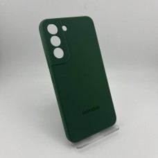 Чохол Silicone Case Samsung Galaxy S22 (Темно-зелений)