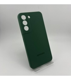Чохол Silicone Case Samsung Galaxy S22 (Темно-зелений)
