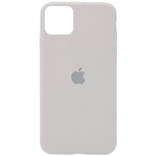 Силіконовий оригінальний круглий чохол Apple iPhone 15 (16) Stone