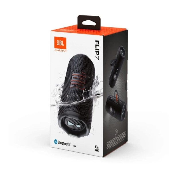 Портативна акустика JBL Flip 7 (Чорний) JBLFLIP7BLK