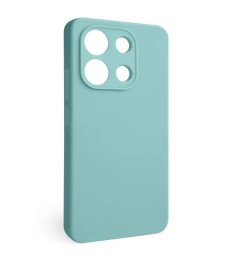 Силіконовий Original Premium Xiaomi Redmi Note 13 4G (ShutCam) (Небесна Бірюза)