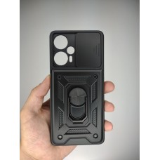 Захисний чохол Ring Serge Armor Case для Xiaomi Poco F5 (ShutCam) (Чорний)