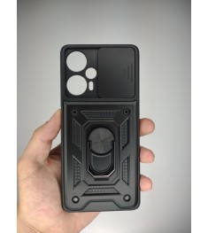 Захисний чохол Ring Serge Armor Case для Xiaomi Poco F5 (ShutCam) (Чорний)