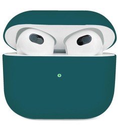 Чехол для наушников Full Silicone Case with Microfiber Apple AirPods 3 (55) Blac..