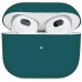 Чехол для наушников Full Silicone Case with Microfiber Apple AirPods 3 (55) Blackish Green