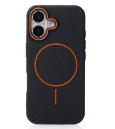 Чохол Beats зі шкірою текстури MagSafe для Apple iPhone 16 (чорний)