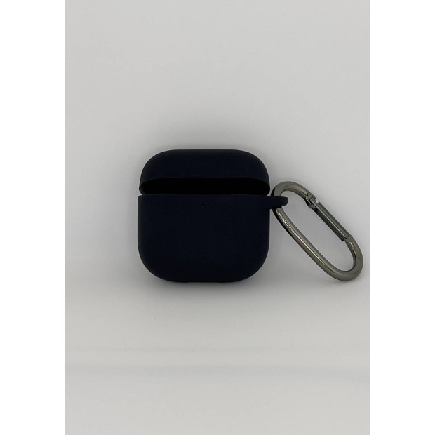 Чохол для навушників Full Silicone Case Apple AirPods 4 (09) Midnight Blue