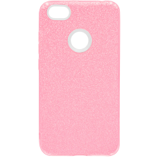 Силіконовий чохол з блискітками для Xiaomi Redmi Note 5A Prime (рожевий)