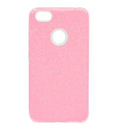 Силикон Glitter Xiaomi Redmi Note 5a Prime (Розовый)