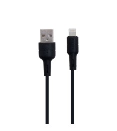 USB-кабель Borofone Silicone BX30 (Lightning) (Чёрный)