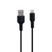USB-кабель Borofone Silicone BX30 (Lightning) (Чёрный) USB-кабель Borofone Silicone BX30 (Lightning) (Чёрный)