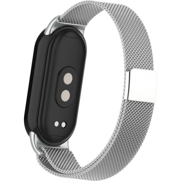 Ремешок Milanese Loop Xiaomi Mi Band 8 / Mi Band 9 (Стальной)