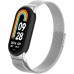 Ремешок Milanese Loop Xiaomi Mi Band 8 / Mi Band 9 (Стальной)