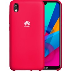 Силіконовий оригінальний 360-чохол з логотипом для Huawei Y5 (2019)  /  Honor 8S (Малиновий)