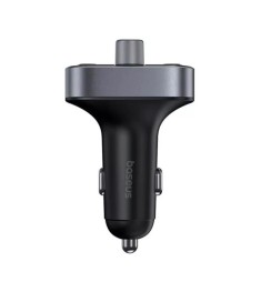 FM - модулятор Baseus S-09 Pro 35W (PD+QC3.0) Type-C+2USB (Чорний) C10762200113-..