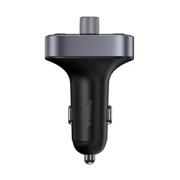 FM - модулятор Baseus S-09 Pro 35W (PD+QC3.0) Type-C+2USB (Чорний) C10762200113-00