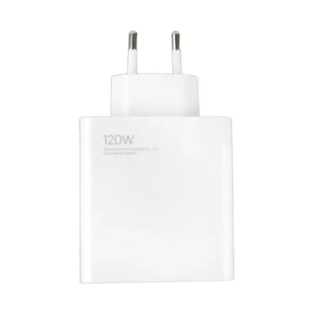 СЗУ-адаптер Xiaomi GaN 120W (1USB) + кабель Type-C (Белый) СЗУ-адаптер Xiaomi GaN 120W (1USB) + кабель Type-C (Белый)