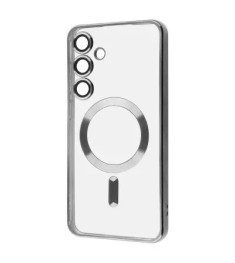 Чехол UMKU Shining with MagSafe Samsung Galaxy S24 Plus / S25 Plus (Silver)