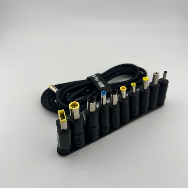 Power cable for laptop with adapter set 100W (Type-C - DC 10in1)