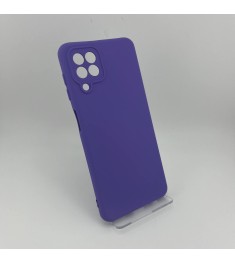 Силікон Original Samsung Galaxy A22 (ShutCam) (Світло-бузковий)