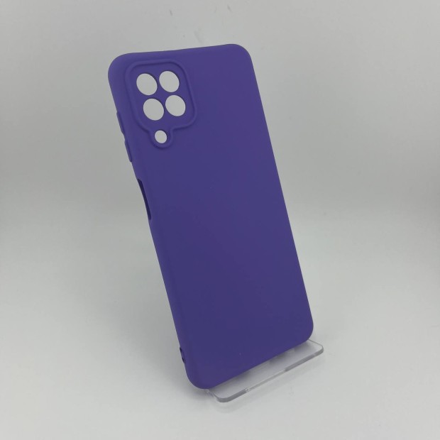 Силікон Original Samsung Galaxy A22 (ShutCam) (Світло-бузковий)