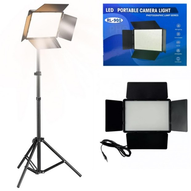 Набір для зйомки LED Remote (RL-900) (Чорний)