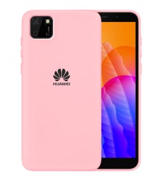 Силикон Original 360 Case Logo Huawei Y5P (Розовый)