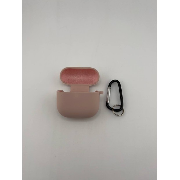 Чохол для навушників Full Silicone Case with Microfiber Apple AirPods 4 (08) Pink Sand Чохол для навушників Full Silicone Case with Microfiber Apple AirPods 4 (08) Pink Sand