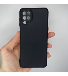 Силикон Original Samsung Galaxy A12 (ShutCam) (Чёрный)