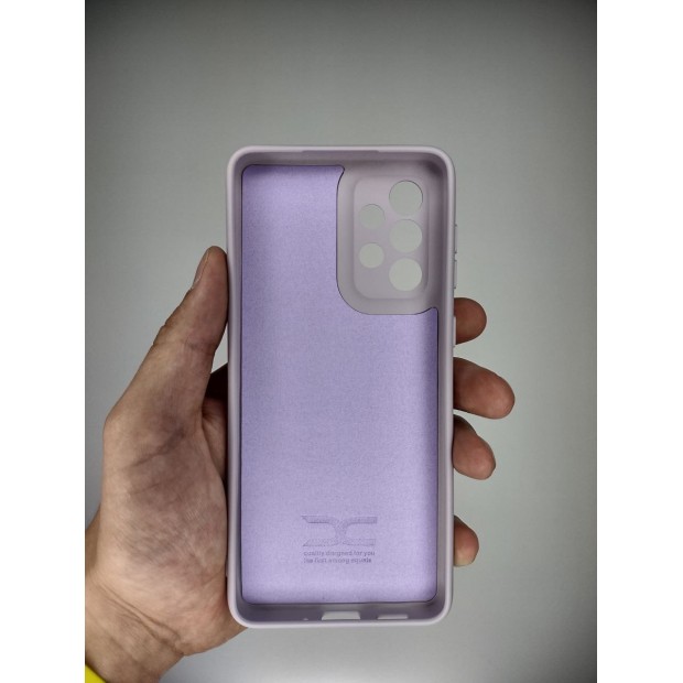 Силікон оригінальний Samsung Galaxy A33 (ShutCam) (Гліцинія)