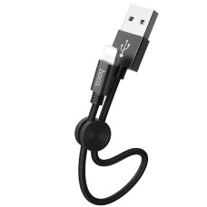USB-кабель Hoco X35 Premium Charging 25см (Lightning) (Чорний)