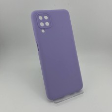 Силікон оригінальний Samsung Galaxy A12 (2020) (ShutCam) (Фіалковий)