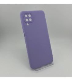 Силікон оригінальний Samsung Galaxy A12 (2020) (ShutCam) (Фіалковий)