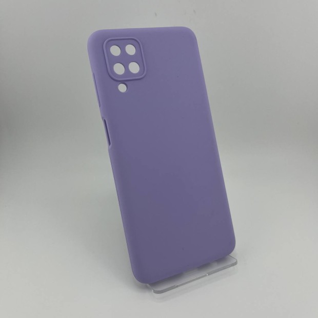Силікон оригінальний Samsung Galaxy A12 (2020) (ShutCam) (Фіалковий)