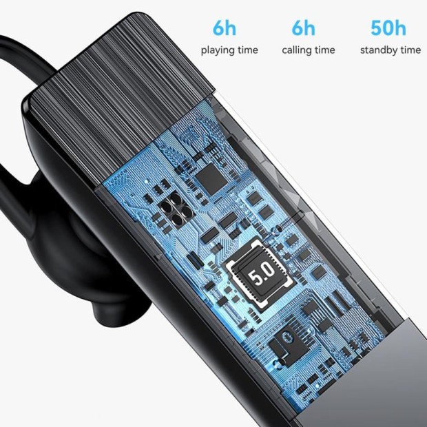 Безпровідна моно-гарнітура Usams USAMS-BT2 (Чорний)