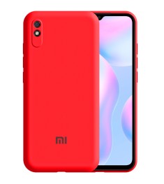 Силикон Original 360 Case Logo Xiaomi Redmi 9A (ShutCam) (Красный)