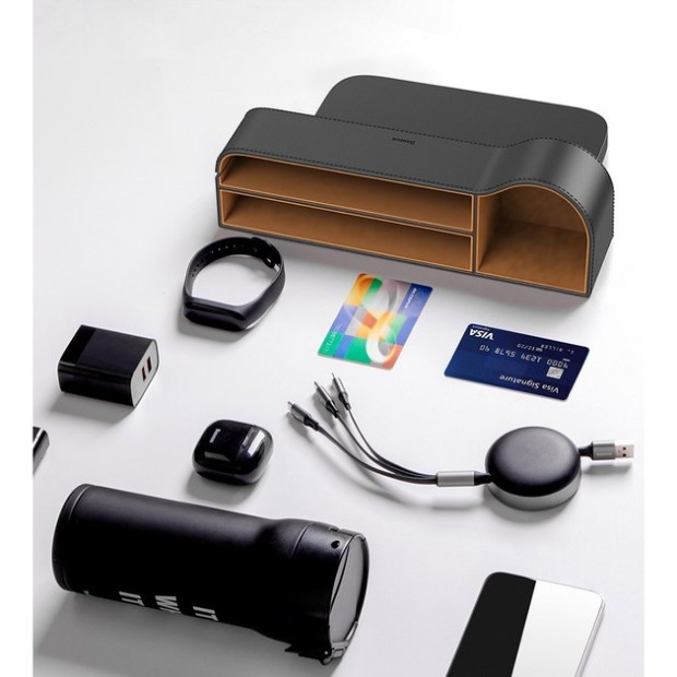Автомобільний органайзер Baseus Elegant Car Storage Box (Чорний) C20256502111-00
